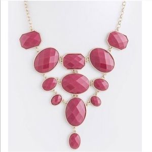 Cranberry Red Statement Necklace